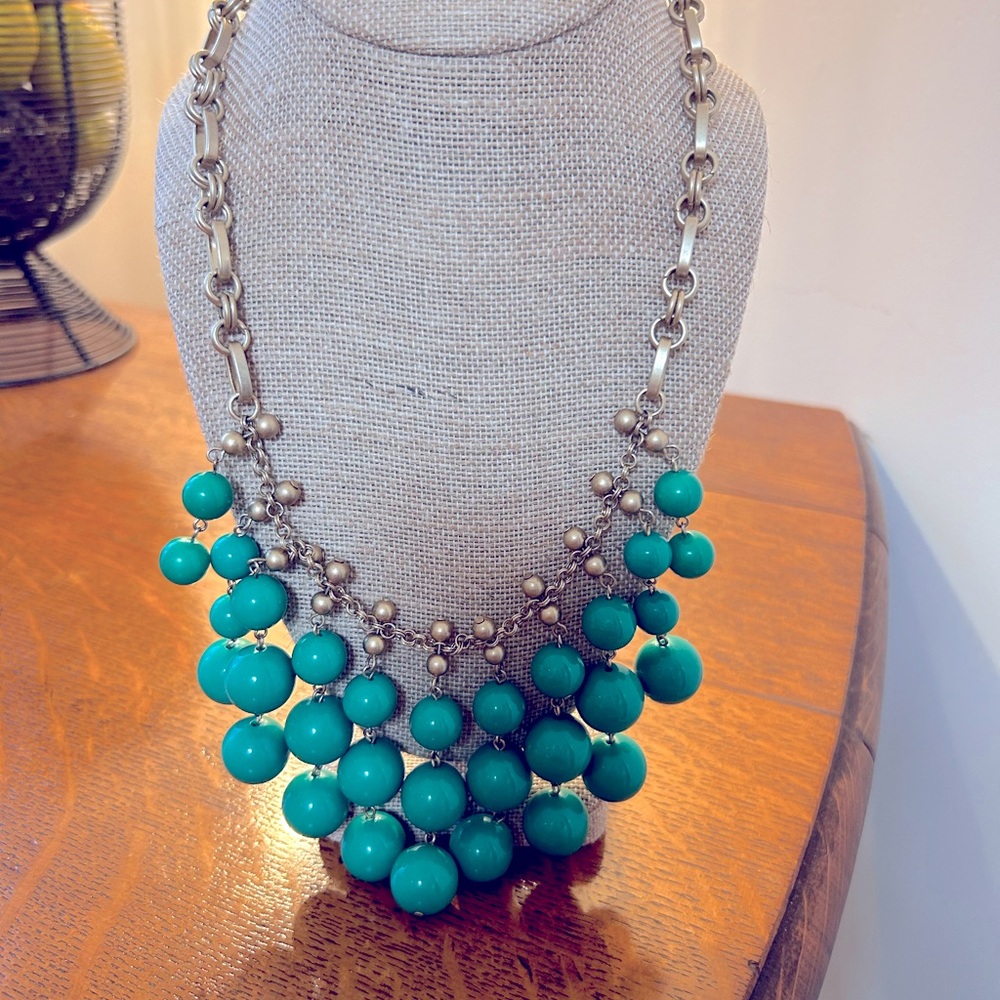 Stella And Dot 20 In With 3 In Drop On Beads. Bea… - image 1